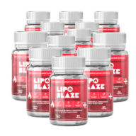 LipoBlaze - 12 Potes - Melhor Oferta