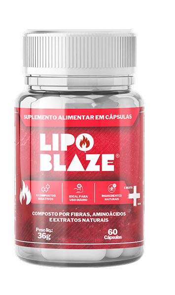 Produto LipoBlaze - Frasco do suplemento